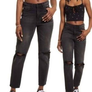 GUC BP | Faded black distressed jeans